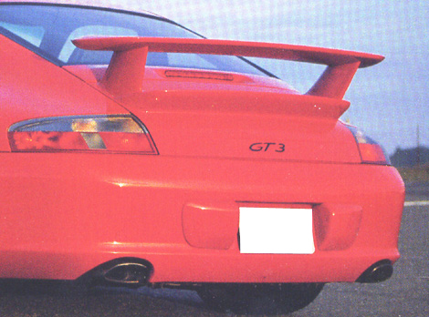 Precision Porsche GT3 Style Rear Wing Porsche 996 C2/C4 99-04 - Image 2